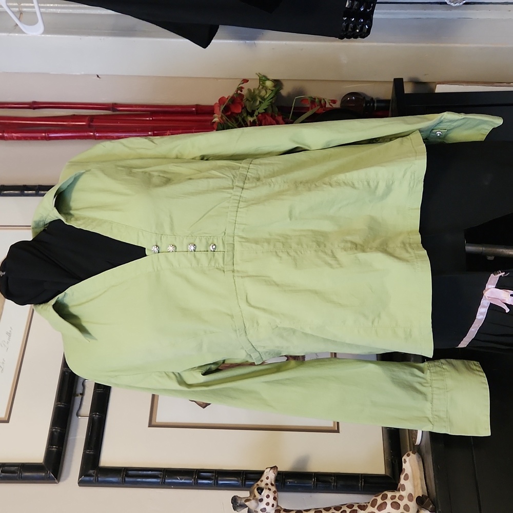 Green Stretch Blouse